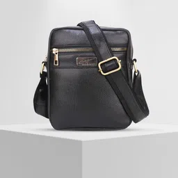 ryson Black Men Sling Bag Classic Stylish Trending sling bag for BOYS AND MEN-picture-16