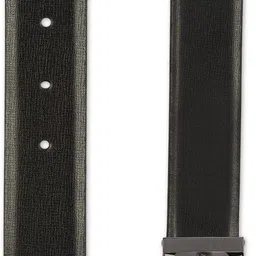 louis philippe Men Formal Black Artificial Leather Reversible Belt image 4