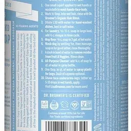 dr. bronner’s Pure-Castile Liquid Soap (Baby Unscented, 32 Fl Oz (Pack of 2) image 2