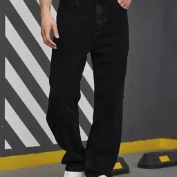 srf Men Regular Mid Rise Black Jeans image 3
