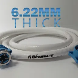 lsrp's universal fit 2 Meter (The Rarest Quality 6.2MM Thick) Water Inlet Hose Pipe Suitable With Samsung, IFB, Whirlpool, LG washing machine inlet pipe / water pipe / water inflow hose pvc pipe - white Washing Machine Inlet Hose-picture-11
