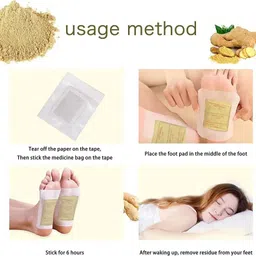 annu Herbal Detox Foot Patch for Toxin Removal, Pain & Stress Relief (20 Patches) image 2