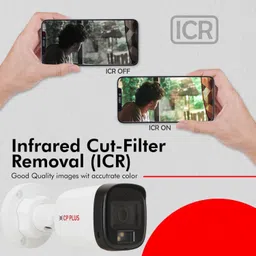 CP PLUS 4 Channel HD DVR 1080P,Color Nightvision With Audio IP67 2.4MP Outdoor Camera,07 Security Camera image 4