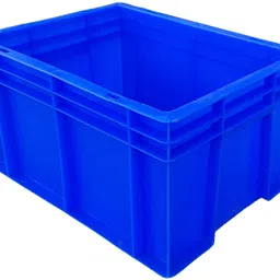 singhal Plastic Multipurpose Plastic Crates 40x30x22 CM Basket Crate for Vegetable, Fruit, Milk Storage Basket image 4