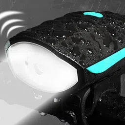 linist USB Rechargeable Bicycle Horn and Light 140 Db Horn with 300 Lumens Light LED Front Light image 4