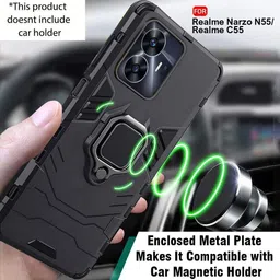 kwine case Back Cover for Realme C55 image 3