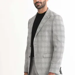 rare rabbit Men Striped Single Breasted Party Blazer image 2