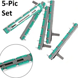 dhruv-pro 5Pcs/Lot Double B10K Original B10KX2 Behringer Pot Mixer Fader 7.5 CM 75 MM Potentiometer ohk Electronic Components Electronic Hobby Kit-picture-42