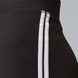 blinkin Striped Women Black Tights image 5