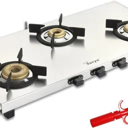 golden surya Ultra Tuff Stainless Steel Body, ISI Certified, Manual Ignition, Stainless Steel Manual Gas Stove-picture-17