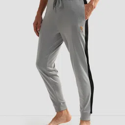 u.s. polo assn. Men Solid Grey Track Pants image 2