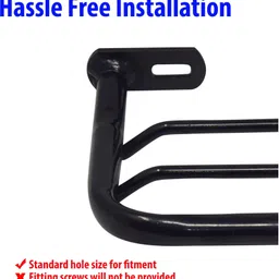 Ramanta Black 1 Pc of Lady Step Footrest for Compatible for Gixxer Old Model (BS-4) and CBZ Xtreme 160R (BS-6, 2020) Foot Rest image 3