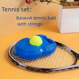 suviksha Rackets and Balls Base Training Practice Set | Outdoor Indoor Games Tennis Kit image 2