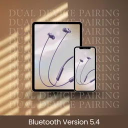 baot Wireless Earbuds B5 Neckband With 48Hrs Playback Clear Sound, Deep Bass Bluetooth Headset image 4