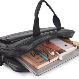 jairaj Men & Women Black Messenger Bag image 3