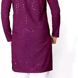 raj traders Men Viscose Rayon Kurta Pyjama Set image 2