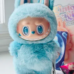 vicorp Original Labubu Keychain Toy Bunny Plush Keychain, Soft Furry Doll Toy(1 PC) - 17 cm-picture-12
