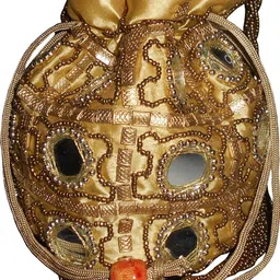 stylon Girls Gold, Khaki Potli-picture-24