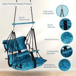 bjik Premium Quality Cotton Baby Swing 1 to 6 Year Jhulla Swings Swings-picture-31
