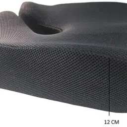 snug stuff Memory Foam Chair Pad Pack of 1 Solid Orthopedic Seat Pad for Office Chair, Car & Home image 3