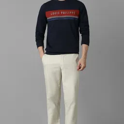 louis philippe Men Full Sleeve Graphic Print Sweatshirt image 2