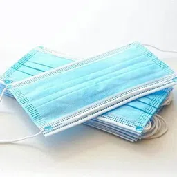rhyno Nonwoven Fabric Disposable 3Ply Surgical Face (100 Piece)ask Decorative Mask image 2