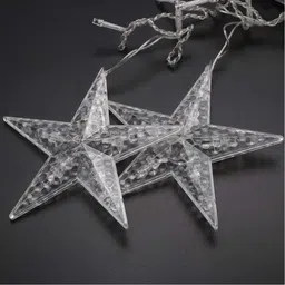 spark world 138 LEDs 3.51 m Yellow Color Changing, Flickering, Steady Star Rice Lights image 4