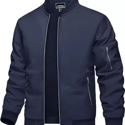 Men Colorblock Casual Jacket-image-83