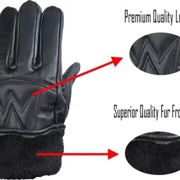 mooke Solid Winter Men Gloves image 3
