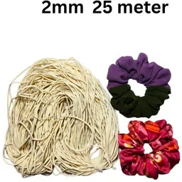 aarshe fashion Elastic Thread and Cord White Elastic-picture-33
