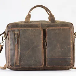 Men Tan Messenger Bag - Mini-image-7
