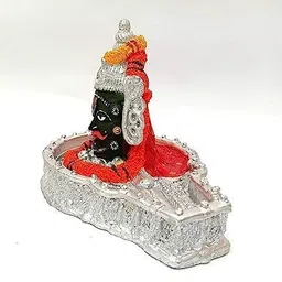 a & s ventures Baba Mahakaal Swaroop Mahakaleshwar Jyotirlingam Idol Statue Home Puja- 10 cm Decorative Showpiece-8 cm image 4