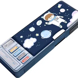 joy maker 7069 Astronaut Art Plastic Pencil Box image 1