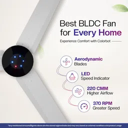 colorbot Helix with 4 Year Warranty BLDC Motor with Remote 1200 mm Ceiling Fan image 3