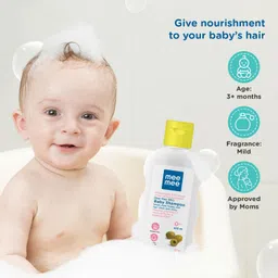 meemee Baby shampoo fruit extracts,Dermatologist tested,No Hypoallergenic ,Tear free image 2
