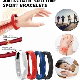 james Soft Silicone Negative Bracelets, Wristband, Anti-Static, Energy Band Sports Band image 3