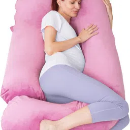 wild mint Premium series Polyester Fibre Solid Pregnancy Pillow Pack of 1-picture-21