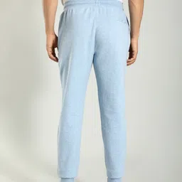 indian terrain Men Solid Blue Track Pants image 2
