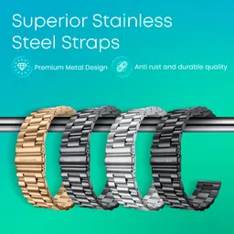 Fastrack Radiant FX4-1.51''|Largest EdgeX AMOLED|AOD|Premium Design|SS Strap|IP68|Fashion Smartwatch image 5