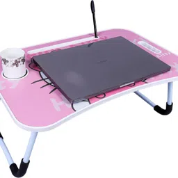 wifty Multi-Purpose Portable & Foldable Wooden Computer Table Wood Portable Laptop Table image 3