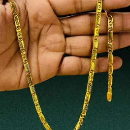 rkb sales 1gm gold plated High Quality chain for men Gold-plated Plated Alloy Chain-picture-21