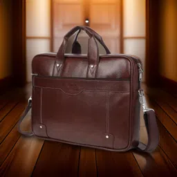 house of common Men & Women Brown Messenger Bag image 1