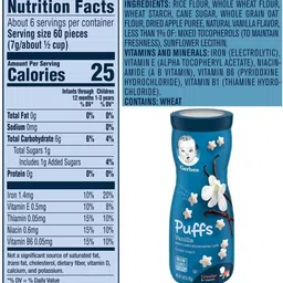 gerber Vanilla Puffs Snack Cereal image 5