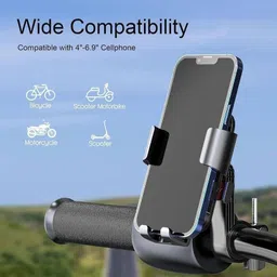 somefly adjustable anti shake cycle & bike mobile stand for all mobile waterproof Bike Mobile Holder image 2