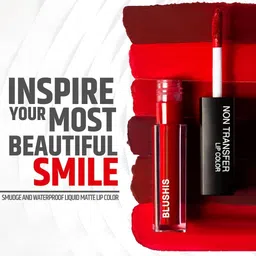 blushis Super Stay Matte Ink | Liquid Lipstick | Smudgeproof | Non Transfer image 4