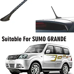 gs grow n shine Standard Quality Car Roof Decorative Show Antenna With Adhesive Tape (Sms_046) Flexible Aerial Rod with Adhesive Tape Antenna Suitable For - SUMO GRANDE Whip Vehicle Antenna image 1