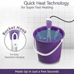 flockidos Immersion Rod Shockproof Electric Water Heater With Waterproof & Protection 1533 W Shock Proof Immersion Heater Rod image 4