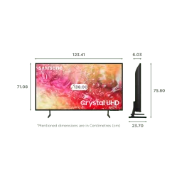 SAMSUNG DU7660 139.7 cm (55 inch) 4K Ultra HD LED Tizen TV with Motion Xcelerator (2024 model) image 2