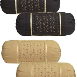 harshita creation Cotton Bolsters Cover-picture-18