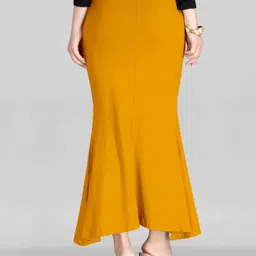 ALYNE BEIGE-COMBO-FISHTAIL-MUSTARD-BEIGE Lycra Blend Petticoat image 2